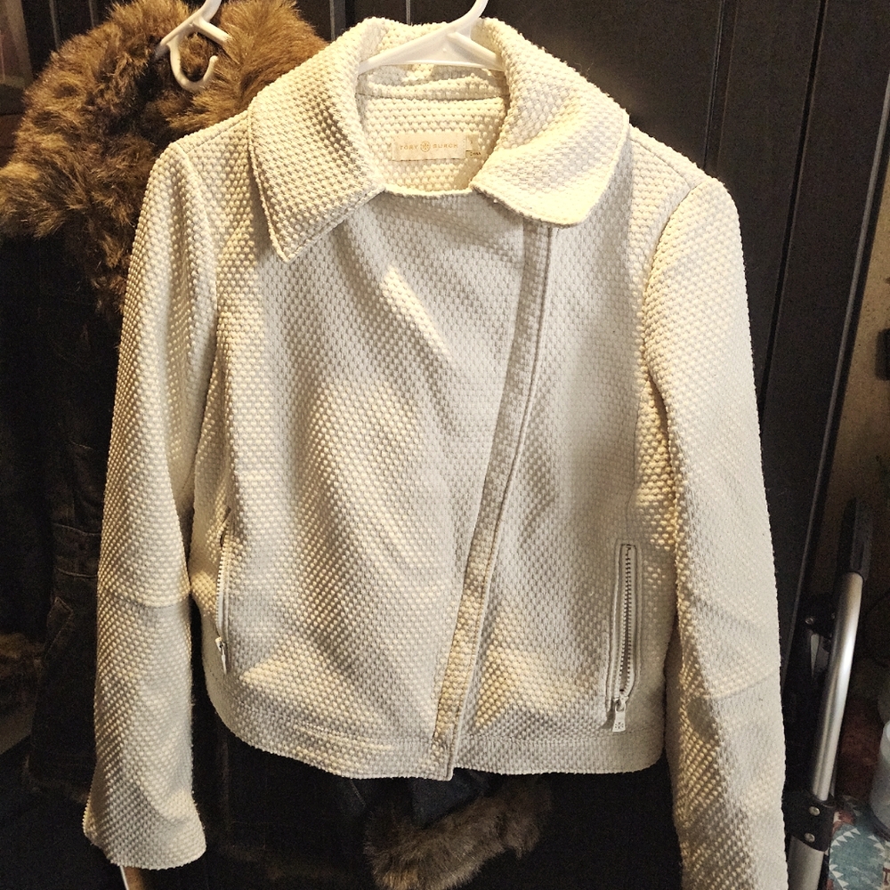 Size 4 Tory Burch contemporary moto jacket *Copy*